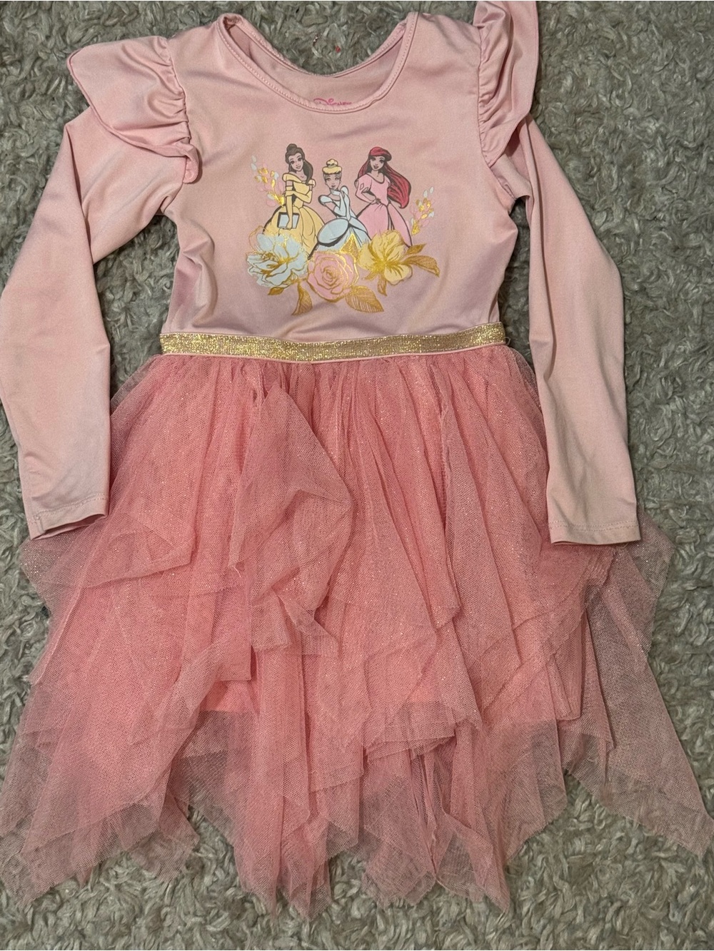 Toddler Pink Princess Tulle Dress - 3T